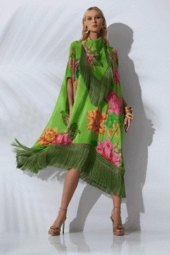 Hanabi Fringe Silk Scarf -Natori Sales Shop Hanabi Fringe Silk Caftan Scarf Limon by JN 32507.1692722998