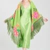Hanabi Fringe Silk Shawl