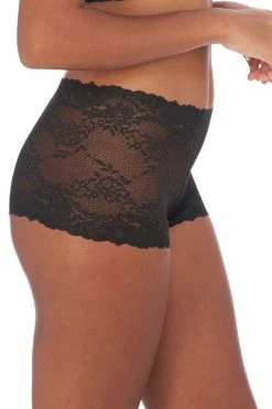 Heavenly Lace Boyshort 36 Heavenly Lace Boyshort -Natori Sales Shop Heavenly Lace Boyshort Black by Natori 5 95092.1673279331