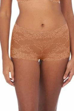 Heavenly Lace Boyshort 41 Heavenly Lace Boyshort -Natori Sales Shop Heavenly Lace Boyshort Glow by Natori 4 16391.1674513458