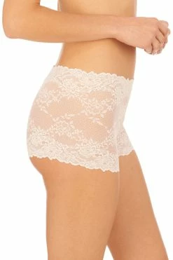 Heavenly Lace Boyshort 27 Heavenly Lace Boyshort -Natori Sales Shop Heavenly Lace Boyshort White by Natori 2 49991.1673279311
