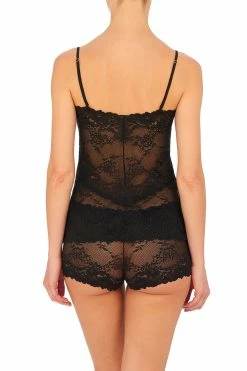Heavenly Lace Cami -Natori Sales Shop Heavenly Lace Cami Bra Heavenly Lace Boyshort Black by Natori 3 03260.1673279003