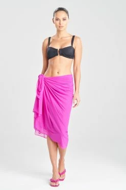 Heleneca Mesh Double Layer Pareo -Natori Sales Shop Heleneca Mesh Double Layer Pareo Petunia by Natori 2 92239.1677077682