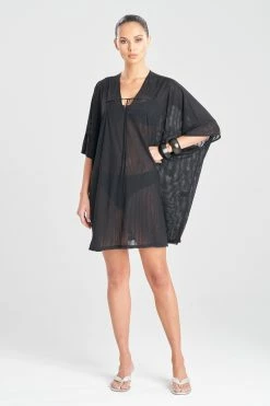 Heleneca Mesh Wedge Short Caftan