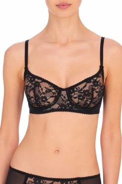 Imperial Unlined Balconette Underwire Bra -Natori Sales Shop Imperial Unlined Balconette Underwire Bra Black by Natori 1 80295.1631825168