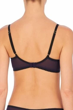 Imperial Unlined Balconette Underwire Bra -Natori Sales Shop Imperial Unlined Balconette Underwire Bra Blackberry Black by Natori 3 38875.1669040130