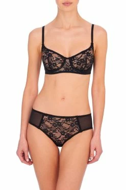 Imperial Unlined Balconette Underwire Bra -Natori Sales Shop Imperial Unlined Balconette Underwire Bra Imperial Girl Brief Set Black by Natori 94746.1632412543