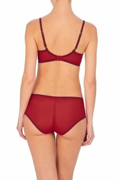Imperial Unlined Balconette Underwire Bra -Natori Sales Shop Imperial Unlined Balconette Underwire Bra Imperial Girl Brief Strawberry Cabernet by Natori 3 37149.1669040153