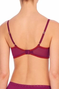 Imperial Unlined Balconette Underwire Bra -Natori Sales Shop Imperial Unlined Balconette Underwire Bra Port Cinnabar by Natori 2 76112.1631825876