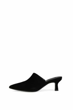 Ine Suede Mule Heel -Natori Sales Shop Ine Suede Mule Heel Black by Natori 5 49985.1671660354