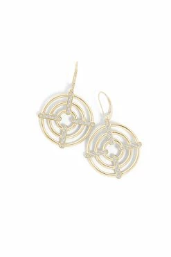 Infinity Concentric Circle 14K Gold Earrings -Natori Sales Shop Infinity Concentric Circle Earrings 14K Yellow Gold by Natori 2 06503.1656696397