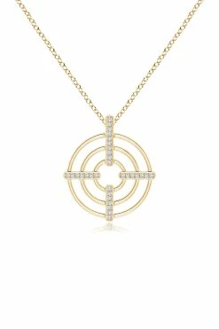Infinity Concentric Circle 14K Gold Pendant Necklace -Natori Sales Shop Infinity Concentric Circle Pendant Necklace 14K Yellow Gold by Natori 10220.1684428905