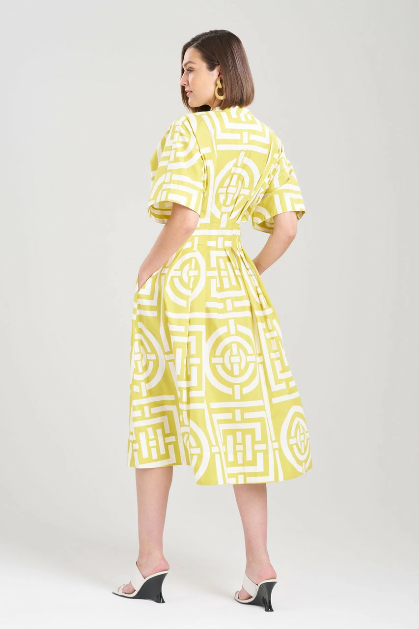 Infinity Cotton Poplin Mandarin Dress 2 Infinity Cotton Poplin Mandarin Dress - Image 2