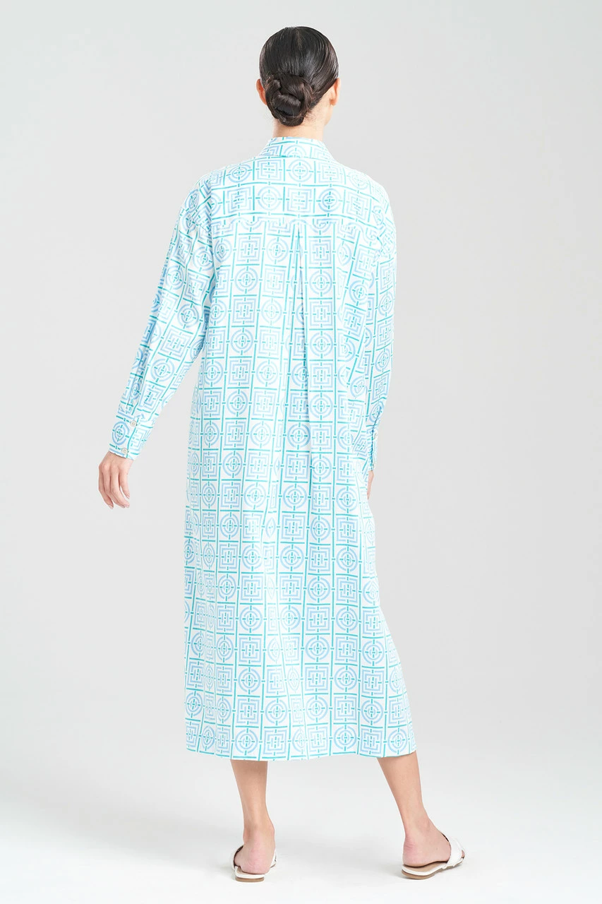 Infinity Cotton Sateen Long Sleepshirt 2 Infinity Cotton Sateen Long Sleepshirt - Image 2