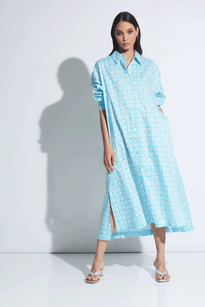 Infinity Cotton Sateen Long Sleepshirt 3 Infinity Cotton Sateen Long Sleepshirt - Image 3