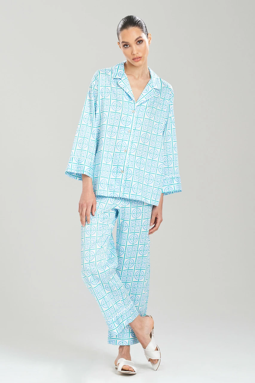Infinity Cotton Sateen Notch PJ 3 Infinity Cotton Sateen Notch PJ - Image 3