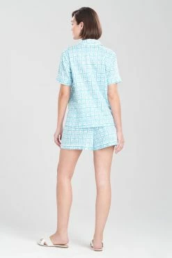 Infinity Cotton Sateen PJ 14 Infinity Cotton Sateen PJ -Natori Sales Shop Infinity Cotton Sateen PJ French Blue by Natori 3 73597.1675264593