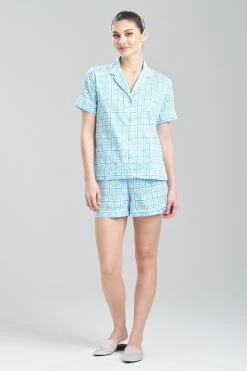 Infinity Cotton Sateen PJ 11 Infinity Cotton Sateen PJ -Natori Sales Shop Infinity Cotton Sateen PJ French Blue by Natori 45196.1675264081