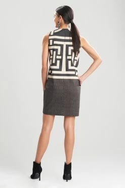 Infinity Cotton Sateen Shift Dress -Natori Sales Shop Infinity Cotton Sateen Shift Dress Black by Natori 2 18923.1659499976