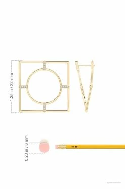 Infinity 14K Gold Geometric Hoop Earrings 21 Infinity 14K Gold Geometric Hoop Earrings -Natori Sales Shop Infinity Geometric Hoop Earrings 14K Yellow Gold by Natori 5 77069.1656698472