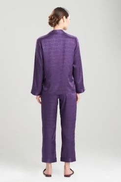 Infinity Jacquard PJ -Natori Sales Shop Infinity Jacquard PJ Amethyst by Natori 2 97064.1658954752