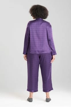 Infinity Jacquard PJ -Natori Sales Shop Infinity Jacquard PJ Amethyst by Natori 4 01789.1658954776
