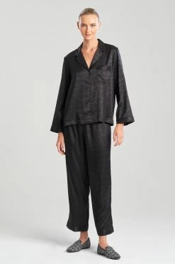 Infinity Jacquard PJ -Natori Sales Shop Infinity Jacquard PJ Black by Natori 55217.1668443033