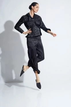 Infinity Jacquard PJ -Natori Sales Shop Infinity Jacquard PJ Black by Natori 91529.1668443480