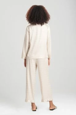 Infinity Jacquard PJ -Natori Sales Shop Infinity Jacquard PJ Sand Taupe by Natori 2 87802.1658954745