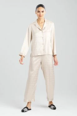 Infinity Jacquard PJ -Natori Sales Shop Infinity Jacquard PJ Sand Taupe by Natori 12305.1692183933