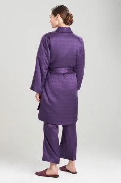 Infinity Jacquard Short Puffer Robe 15 Infinity Jacquard Short Puffer Robe -Natori Sales Shop Infinity Jacquard Short Puffer Wrap Amethyst by Natori 2 65541.1658955067