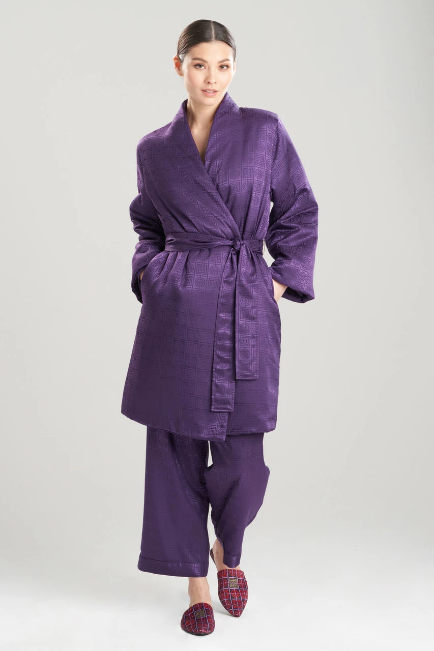 Infinity Jacquard Short Puffer Robe 3 Infinity Jacquard Short Puffer Robe - Image 3
