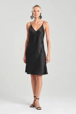Infinity Jacquard Slip -Natori Sales Shop Infinity Jacquard Slip Black by Natori 33816.1668443926