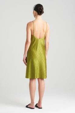 Infinity Jacquard Slip -Natori Sales Shop Infinity Jacquard Slip Moss by Natori 2 34356.1659565329