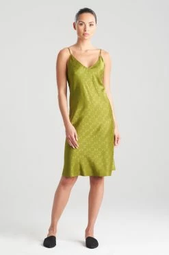 Infinity Jacquard Slip -Natori Sales Shop Infinity Jacquard Slip Moss by Natori 78297.1660148056