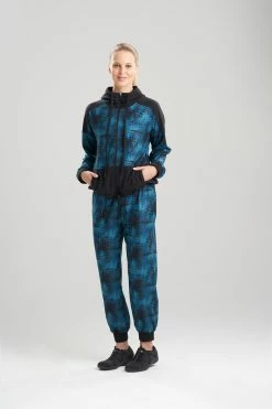 Interlocked Full Zip Hoodie 15 Interlocked Full Zip Hoodie -Natori Sales Shop Interlocked Full Zip Hoodie Dark Teal by Josie Athleisure 2 60577.1635785278