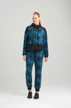 Interlocked Full Zip Hoodie 13 Interlocked Full Zip Hoodie -Natori Sales Shop Interlocked Full Zip Hoodie Dark Teal by Josie Athleisure 3 65099.1635785269