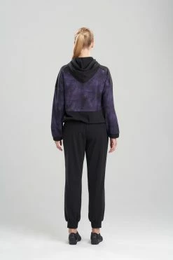 Interlocked Full Zip Hoodie 19 Interlocked Full Zip Hoodie -Natori Sales Shop Interlocked Full Zip Hoodie Purple Black by Josie Athleisure 3 92455.1635785293