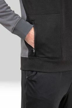 Isamu Brushed Fleece Pullover Sweatshirt -Natori Sales Shop Isamu Brushed Fleece Pullover Sweatshirt Caviar by Natori 2 56609.1634933261