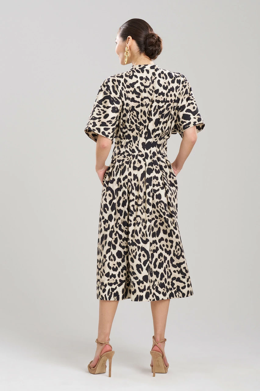 Jaguar Cotton Poplin Pleated Shirt Dress 2 Jaguar Cotton Poplin Pleated Shirt Dress - Image 2