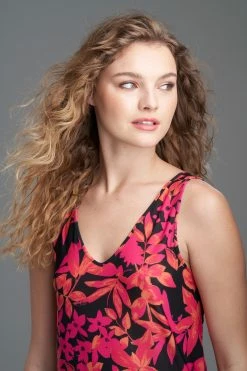 Jakarta Gown 7 Jakarta Gown -Natori Sales Shop Jakarta Gown Black Raspberry Combo by N Natori 2 04439.1675359723