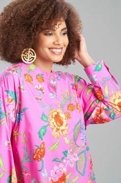 Junko Cotton Poplin Oversized Mandarin Top 12 Junko Cotton Poplin Oversized Mandarin Top -Natori Sales Shop Junko Cotton Poplin Oversized Mandarin Top 3 97737.1674580891