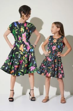 Junko Cotton Poplin Tiered Dress 11 Junko Cotton Poplin Tiered Dress -Natori Sales Shop Junko Cotton Poplin Tiered Dress Black by Natori 4 80824.1679072897