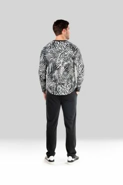 Kaede Jesey Printed Raglan Tee -Natori Sales Shop Kaede Jersey Printed Raglan Tee Tiger Irongate by Natori 2 11726.1659130813