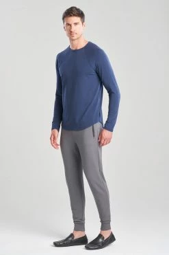 Kaede Jersey Raglan Tee -Natori Sales Shop Kaede Jersey Raglan Tee Dress Blues by Natori 2 71587.1664398964