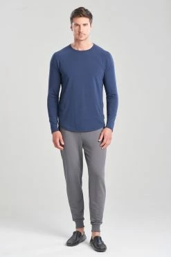 Kaede Jersey Raglan Tee -Natori Sales Shop Kaede Jersey Raglan Tee Dress Blues by Natori 95128.1664398963