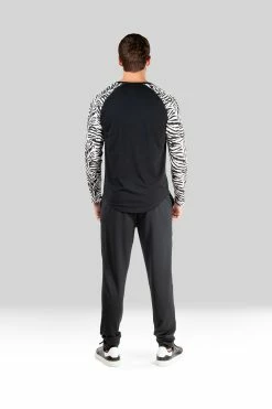 Kaede Jersey Raglan Tee -Natori Sales Shop Kaede Jersey Raglan Tee Zebra Caviar by Natori 5 31648.1659130769