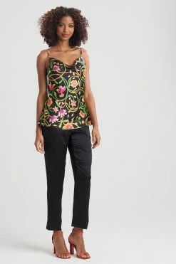 Kamakura Silk Cami 10 Kamakura Silk Cami -Natori Sales Shop Kamakura Silk Cami Black by JN 53369.1646156063