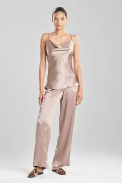 Key Essentials Cowl Silk Cami -Natori Sales Shop Key Essentials Cowl Silk Cami Bronze by JN 72399.1663626438