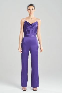 Key Essentials Cowl Silk Cami -Natori Sales Shop Key Essentials Cowl Silk Cami Deep Purple by JN 37549.1666892939